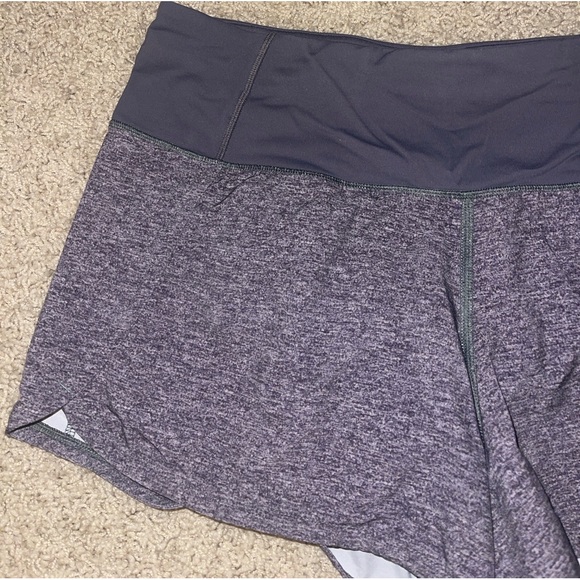 Lululemon Gray Speed up Shorts - Picture 2 of 4